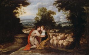 İspanyolca - Jacob ve Rachel Kuyuda by Unbekannt Unbekannt